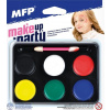 MFP Paper s.r.o. farby na tvár so štetcom - 6 ks farieb 6300361