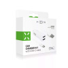 Univerzální nabíječka do auta FIXED s 2xUSB výstupem a USB/USB-C kabelu, 1 metr, 15W Smart Rapid Charge, bílá (Set autonabíječky FIXED s 2xUSB výstupem a USB/USB-C kabelu, 1 metr, 15W Smart Rapid Char