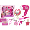 LEAN TOYS Kadernícky set - Kadernícke doplnky + fén na batérie