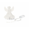 Tchibo - Papierový LED anjel - farba: biela