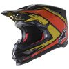 ALPINESTARS prilba SUPERTECH S-M10 CARBON META2, 2023, čierna/žltá/oranžová lesklá, veľ. XL