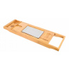 Home PRO HP-9710 Nastaviteľný stolík na vaňu bambusový 75-112x23x4,5 cm