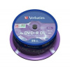 Verbatim DVD+R DL [ spindle 25 | 8,5GB | 8x | MATT SILVER ] 43757