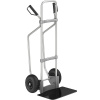 Hliníková rudla na vrecia s lyžinou ,lopata š x h 450 x 350 mm, čierna EUROKRAFTpro