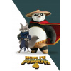 CUKROVÁ TLAČ jedlý obrázok na tortu Cukrová hmota Kung Fu Panda Poster #1 + MENO