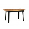 Rozkladací jedálenský stôl 5 Ikon 140-180x80 - dub wotan