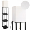 Podlahová lampa Masterled GANTO E27 60 W biela, čierna