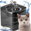 Automatická senzorová fontánka a krmítko pre mačky a psy 2000ml USB čierna