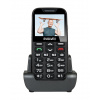 EVOLVEO EasyPhone XD, mobilný telefón pre seniorov s nabíjacím stojanom (čierna farba) EP-600-XDB