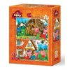 ART PUZZLE Puzzle Tri prasiatka 24+35 dielikov