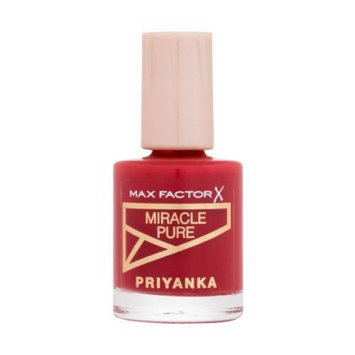 Max Factor Priyanka Miracle Pure ošetrujúci lak na nechty 12 ml 360 daring cherry