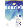 Dove Nourish Dove Advanced Care Deeply Nourishing sprchový gél 225 ml + Dove Advanced Care Original antiperspirant pre ženy 150 ml