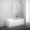 Ravak 3-dielná vaňová zástena 130 x 140 cm, sklo číre 795V0U00Z1