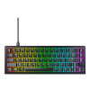 CHERRY XTRFY K5V2 - Klávesnice - 65% - compact - backlit - QWERTY - americká - klávesový spínač: CHERRY MX2A Red (hot-sw (CX-K5V2-RGB-CPT-BLACK-R-US)