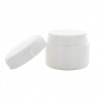 Nordtek packaging SET - Jar, 30 ml, white, PP, double walled + Lid, white + Liner, white - Biela dvojplášťová dóza s uzáverom 30 ml SET - Jar, 30 ml, white, PP, double walled + Lid, white + Liner, whi