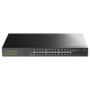 Cudy GS2024S2 sieťový prepínač Riadený L2/L3 Gigabit Ethernet (10/100/1000) 1U Čierna (GS2024S2)