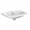 Geberit Selnova Square - Umývadlo 60x45 cm, s prepadom, otvor na batériu, biela 500.307.01.7