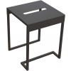 Deante Mokko, taburetka-stolík kúpeľňový, čierna matná, ADM_N51T