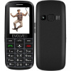 EVOLVEO EasyPhone EG, mobilní telefon pro seniory s nabíjecím stojánkem (černá barva) EP-550-EGB