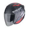 Prilba Scorpion EXO-230 BAND Matt Black Red Silver Veľkosť: S (55-56 cm)