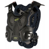 chránič těla A-1 ROOST GUARD certifikace CE2, ALPINESTARS (černý antracit/žlutý fluo, vel. XL/2XL) M160-232-XL2XL