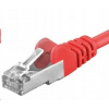 Premiumcord sp6asftp010R Patch, CAT6a S-FTP, RJ45-RJ45, AWG 26/7, 1m, červený