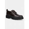 Kožené poltopánky Clarks Originals Badell Lace pánske, hnedá farba, 26181138