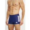 Plavky adidas Performance 3 Stripes tmavomodrá farba, JN6536 L