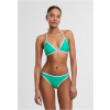 Ladies Retro Triangle Bikini - froggreen/white XS