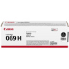 Canon originálny vysokokapacitný toner Cartridge 069 H BK čierny, MF752Cdw, 754Cdw, LBP673Cdw, kapacita 7 600 strán/K/