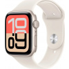 Apple Watch SE 3 (2025) 44mm Hviezdne biely hliník s hviezdne bielym športovým remienkom M/L MEHJ4MP/A