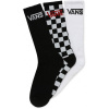 Vans MN CLASSIC CREW 9.5-13 3PK čierna,biela,červená Pánske ponožky 42,5-47