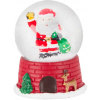 Snežítko Santa a snehuliak, 5,5x5,5x8 cm, Sellbox 12ks