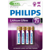 Philips Philips baterie AAA Ultra lithium - 4ks