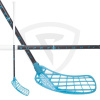 Zone HYPER AIR Superlight 27 THIN Black-Cyan 104cm (=114cm) levá (levá ruka dole)