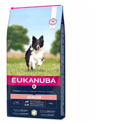 Eukanuba Dog Mature&Senior Lamb&Rice 12kg krmivo pre psov