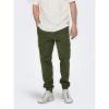 Only and Sons Men's Carter Cargo Trousers Olive Night 34W R