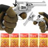 Pištoľ kovová Hukový revolver na kvapkaný záhyb Kapišón 5x 360ks