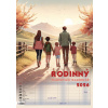 Rodinný kalendář 2026 - nástěnný kalendář