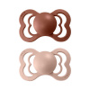 BIBS Supreme Silikónový fyziologický cumlík 2ks 0-6m Varianta: woodchuck-blush