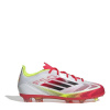 adidas F50 Elite Juniors Firm Ground Football Boots White/Red 3 (35.5)