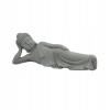 Záhradná figúrka - Dekoratívna pieskovcová figúrka Budhu (Dekoratívny pieskovcový Buddha figurín)