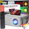 PROJEKTOR FULL HD WIFI BT LCD MINI PRENOSNÝ 30-100 PALCOV TV 3000 lm