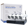Doména PNI House WiFi550 NVR 8-kanálová monitorovacia sada 1080P a 4 720P, P2P, IP66 vonkajšie bezdrôtové kamery