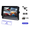 NVOX Automatický alebo voľne stojaci LCD monitor 10 prstov podporuje až 4 kamery 4PIN 12V 24V... (NVOX
