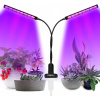 Osvetlenie pre rastliny - Lampa na rastové rastliny had s dvojitou LED hlavom (Osvetlenie pre rastliny - Lampa na rastové rastliny had s dvojitou LED hlavom)