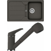 Set Schock S22-2 (dřez Formhaus D-100 Asphalt + baterie Cosmo.120 Asphalt)