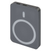 EMOS SK s.r.o. Power bank EMOS WI 522, 5 000 mAh, 20 W+Wireless, šedá - B0555GY