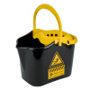 Plastové vedro na mop s odstredivkou Hega Caution 13,5 l