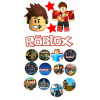 CUKROVÁ TLAČ jedlý obrázok na tortu Cukrová hmota ROBLOX HRA MEM GAMER SADA +IM
